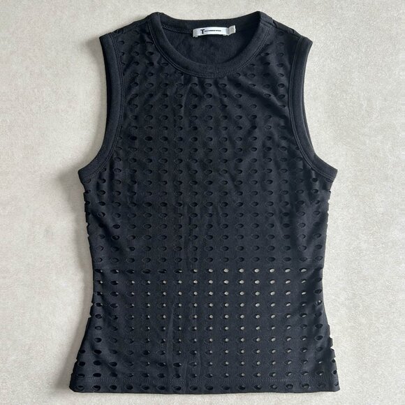 T by Alexander Wang Perforated Hole Tank ASO Isabelle Lightwood - Picture 6 of 12